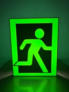 Escape From Tarkov Extraction Logo Lamp