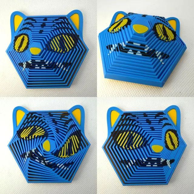 KPOP Derpy Tiger Hexagon Fidget Toy — Фото 4 из 12