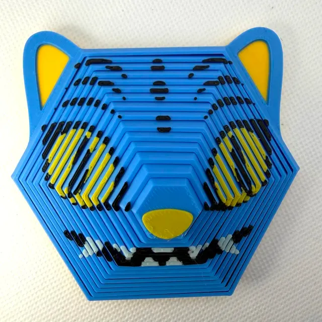 KPOP Derpy Tiger Hexagon Fidget Toy — Фото 6 из 12