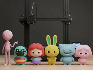3D-модели шарнирных кукол и поп-фигурок для печати