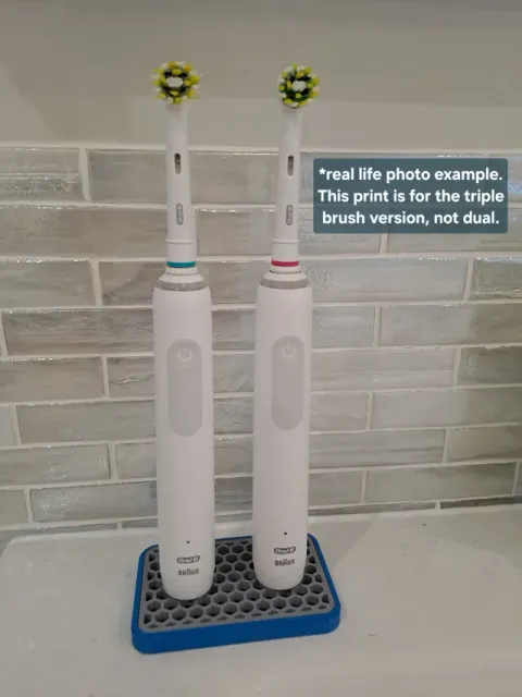 Triple Oral B Electric Toothbrush Holder / Stand — Фото 3 из 3