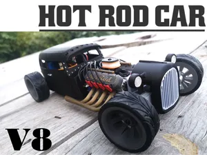 HotRod Cyberbrick - RatRod V8 - RC Car