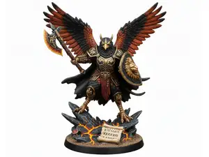 Aarakocra Paladin/Fighter D&D Miniature (56mm)