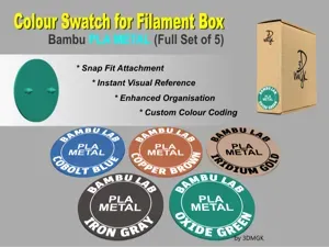 Filament Box Swatch - Bambu PLA METAL