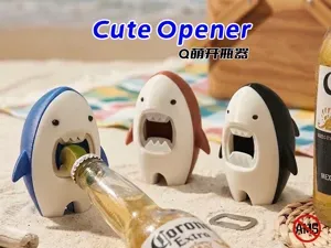 Shark Bottle Opener | Cute 3D Printed Gift