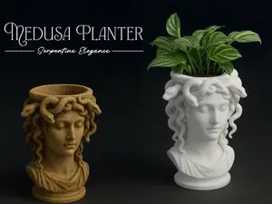 Medusa Planter – Serpentine Elegance