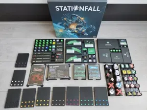Stationfall boardgame storage solution / organizer