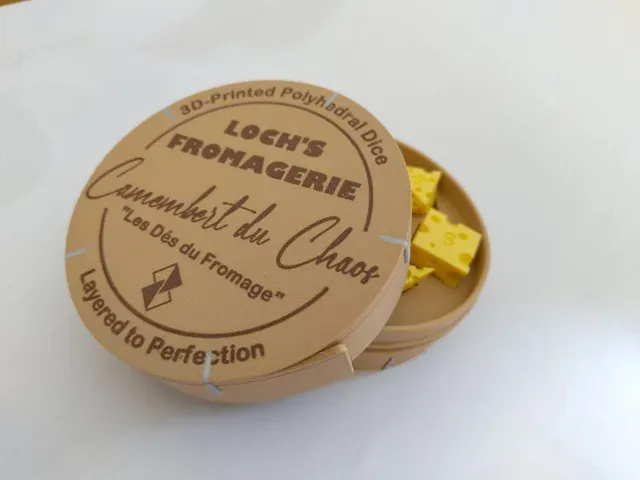Cheese Dice - Polyhedral Dice — Image 7 of 7