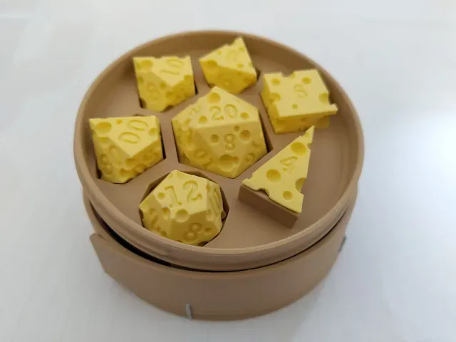 Cheese Dice - Polyhedral Dice — Image 5 of 7