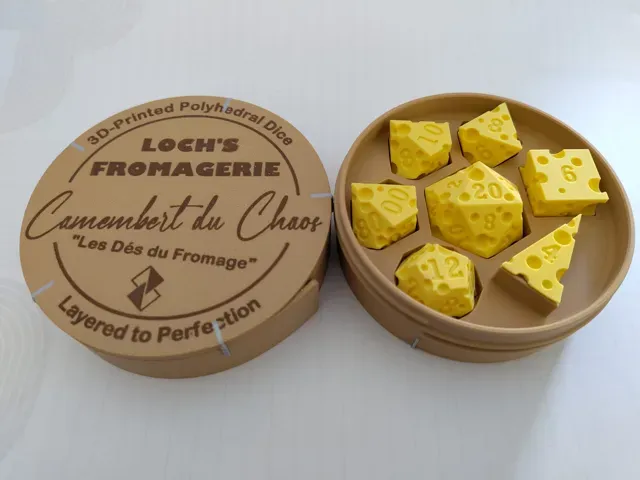 Cheese Dice - Polyhedral Dice — Image 3 of 7