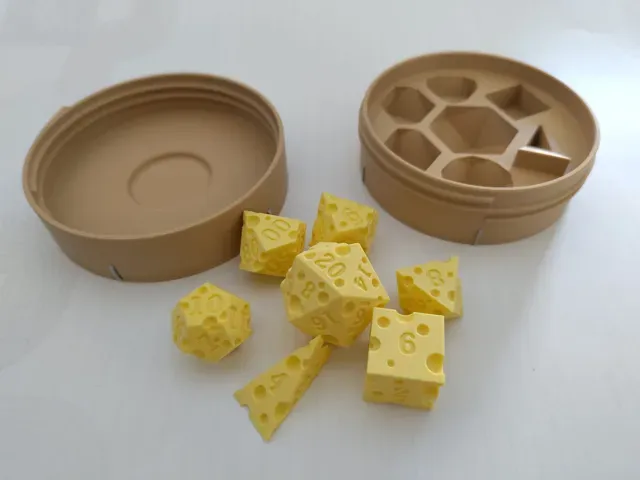 Cheese Dice - Polyhedral Dice — Image 2 of 7