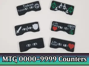 Various 0000-9999 Tracker / Counter Dials for MTG
