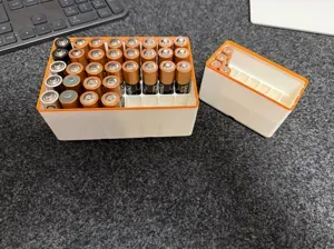 AA & AAA Battery Holder Gridfinity Stackable