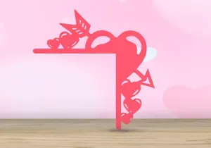 Valentine's Day - Door Corner - Hearts