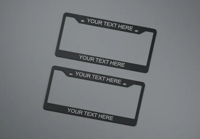 Customizable 12 × 6 License Plate Frame — Фото 7 из 8