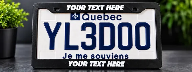 Customizable 12 × 6 License Plate Frame — Фото 4 из 8