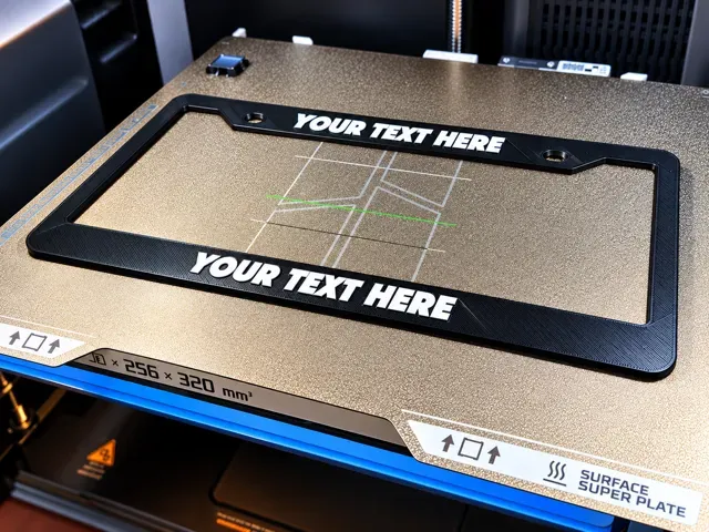 Customizable 12 × 6 License Plate Frame — Фото 5 из 8