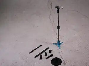 1:12比例玩偶用可调角度话筒（免胶，免支撑，两款底座）