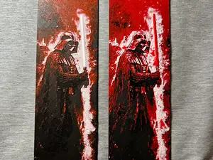 Darth Vader Hueforge Bookmarks: 2 variants-2 sizes