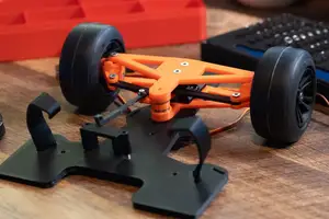 Double Bearing Servo & Steering Linkage OpenRC F1