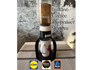 Instant-Coffee Dispenser -Modular-3 Sizes 3 Brands