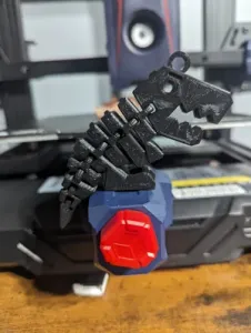 Flexi rex with key ring