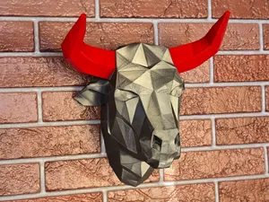 Bull head decoration, Zodiac Taurus
