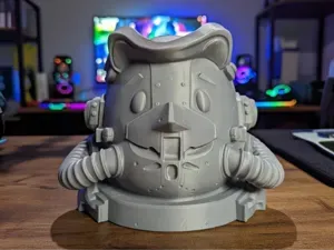 Fallout 76 – Vault Boy Power Armor Helmet Bust