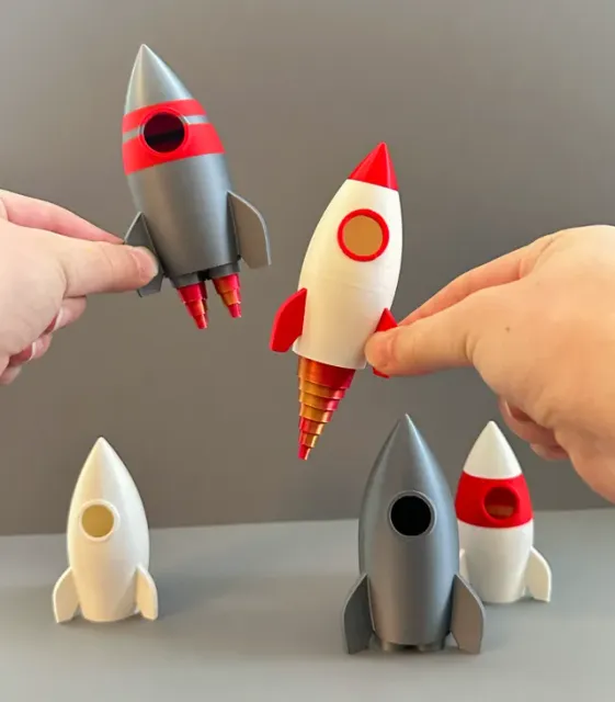 Rocket with Boosters (2 Sizes) — Фото 2 из 6