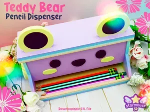 Teddy Bear Pencil Vending Machine [Experimental]