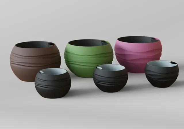 Modern Flow Planter – Self-Watering Pot Collection — Фото 5 из 17