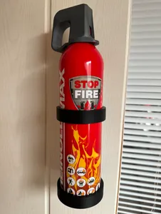 wall holder for fire extinguisher