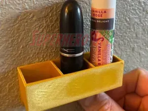 Wall Mounted Lipstick Organizer