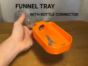 Funnel Tray with Bottle Connector