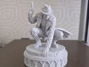 Spider-Man Noir Statue | High-Detail Fan Art Base