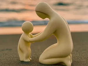 Geborgenheit – Mutter und Kind in Harmonie