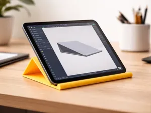 Minimalist iPad Stand – 15° Ergonomic Angle