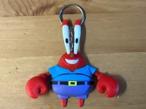 Flexi Mr Krabs Keyring