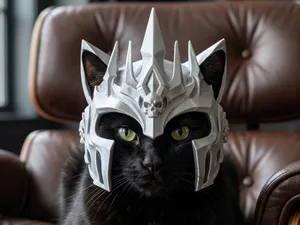 The best Lich King cat helmet ever!
