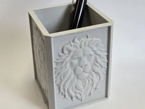Lion Cup Organizer Desk Office