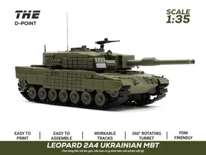 Leopard 2A4 Ukraine |1:35 Scale| Workable Tracks