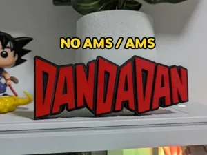 Horizontal DanDaDan Logo / Sign (NO AMS/AMS)