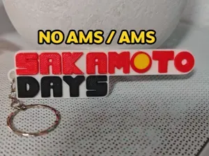 Sakamoto Days Keychain (NO AMS/AMS)