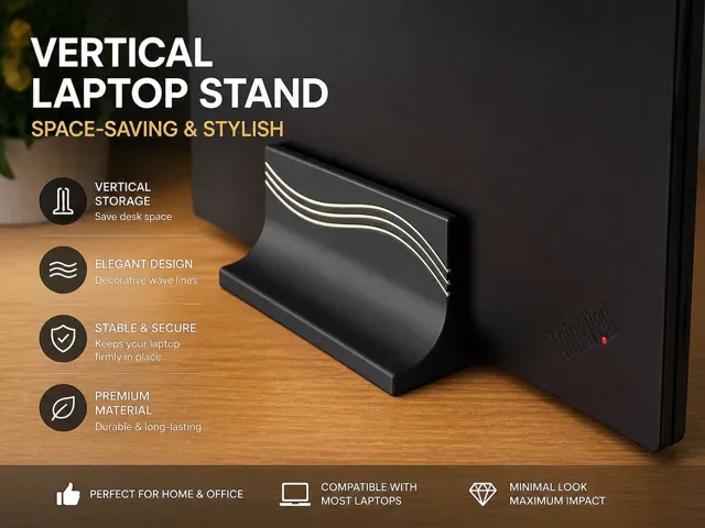 Vertical Laptop Stand - NO AMS