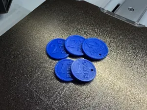 Shopping Cart Coin 1 & 2 Euro - keychain