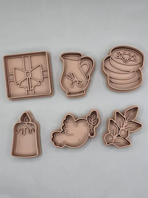 Festive Hannukah Cookie Cutter Stamp Pack — Фото 3 из 3