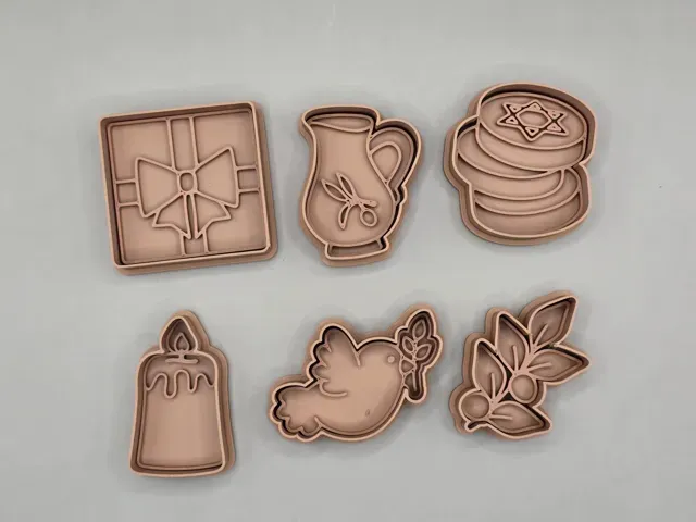 Festive Hannukah Cookie Cutter Stamp Pack — Фото 2 из 3
