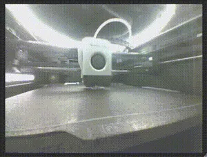 ESP32-S3 camera mount for P1S door