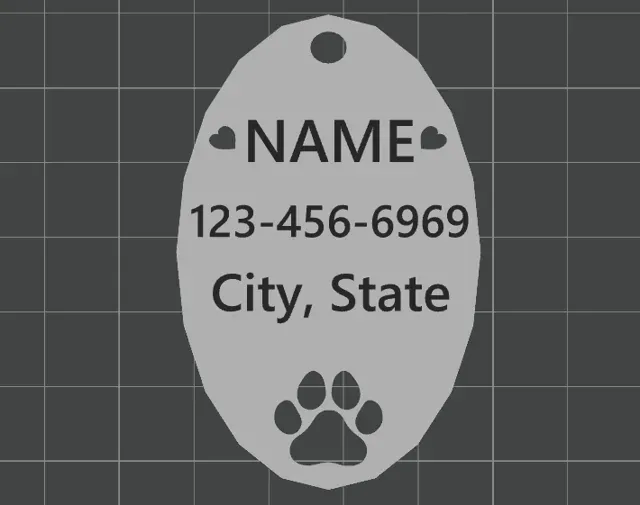 Custom Dog Tag, Pet Name Tag — Фото 2 из 4