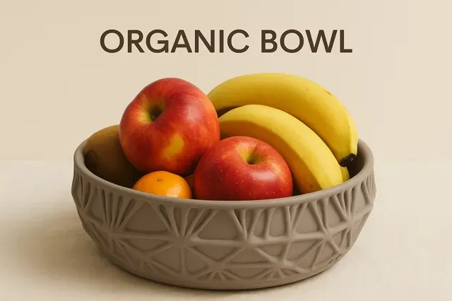 Organic Bowl – Modern Decorative Container — Фото 2 из 4